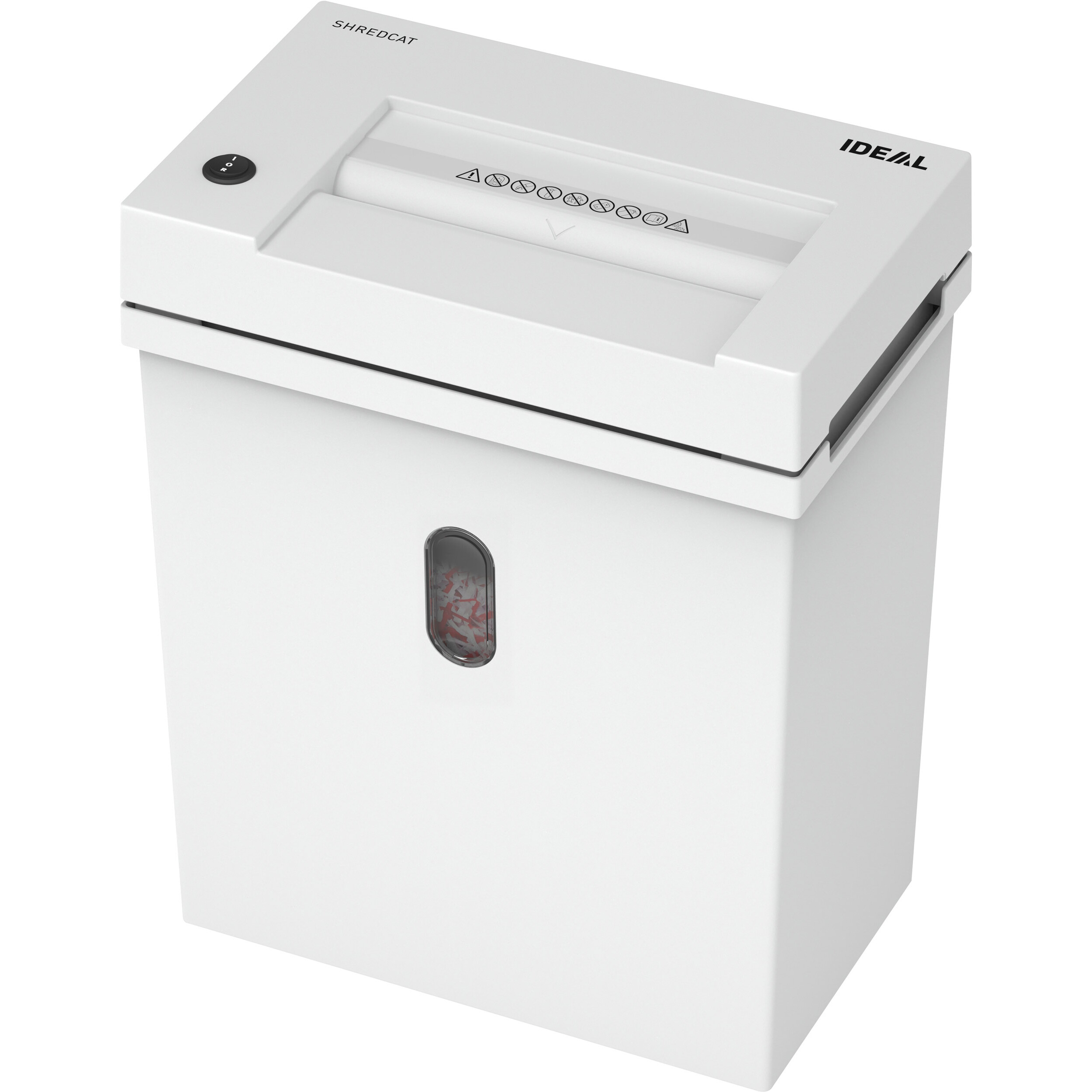 Schreibtisch-Aktenvernichter IDEAL Shredcat 8200 CC, P-4 – Bild 4