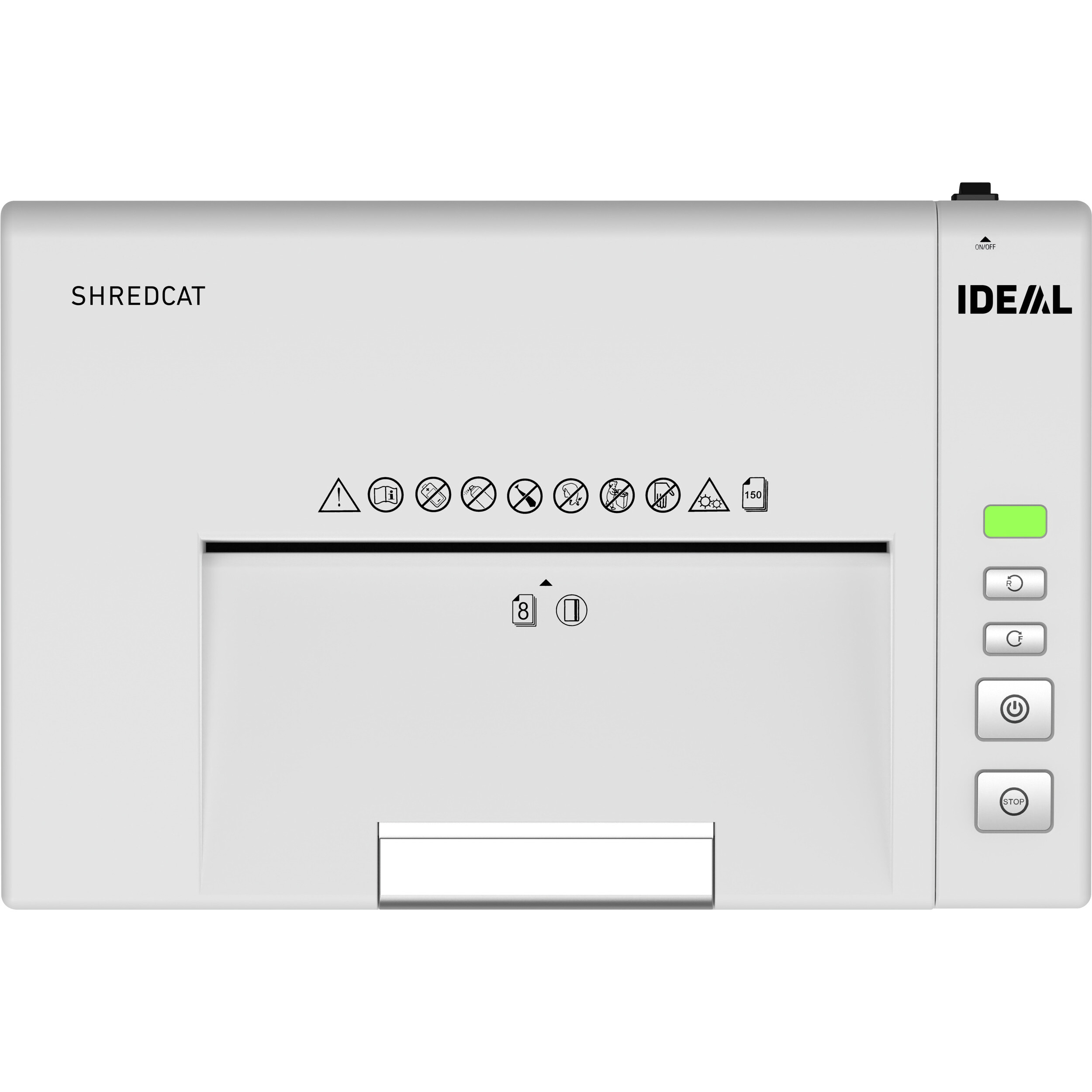 Schreibtisch-Aktenvernichter IDEAL Shredcat 8291 CC, P-4 – Bild 3