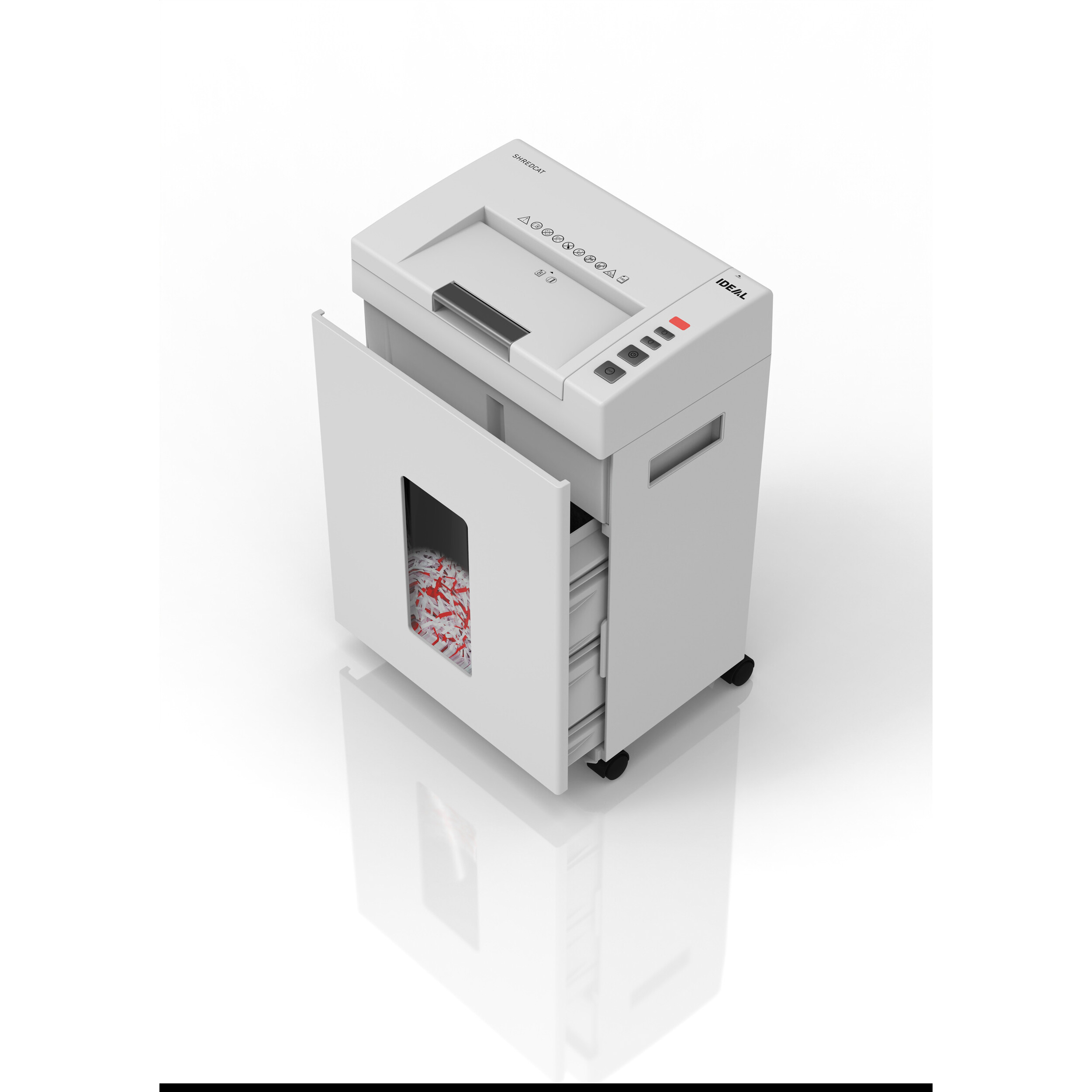 Schreibtisch-Aktenvernichter IDEAL Shredcat 8291 CC, P-4 – Bild 6
