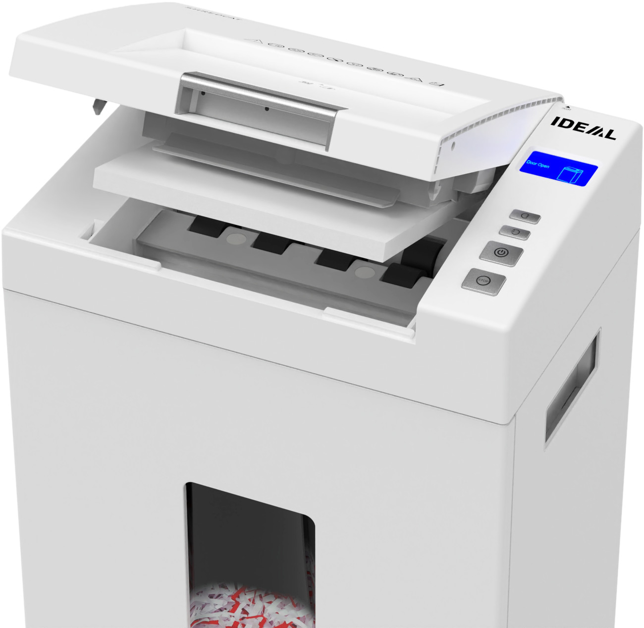 Schreibtisch-Aktenvernichter IDEAL Shredcat 8292 CC, P-4 – Bild 4