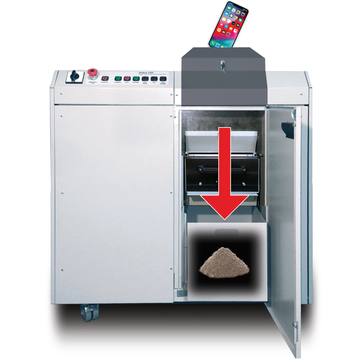 Lochblech für Kobra - SSD-Shredder ~ 1,9 mm – Bild 4